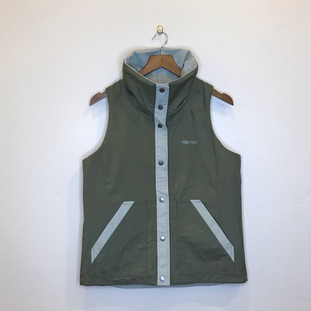 MARMOT Peyton Reversible Herringbone Vest - Picture 2 of 8
